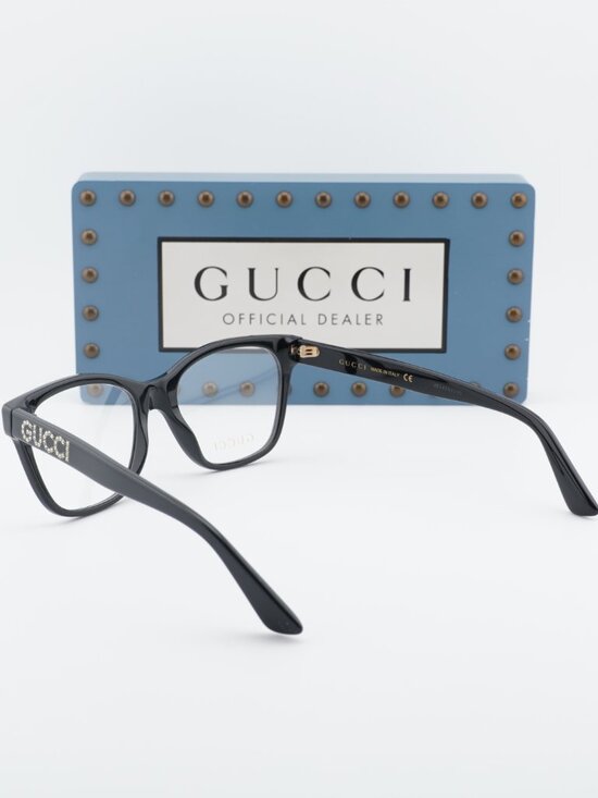 Gucci GG0420O 001 Square Eyeglasses - Black 52mm main image 5